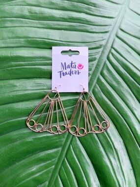 Mata Traders Fair Trade Wire Wings Earrings